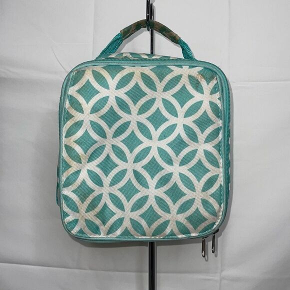 The Children's Place Girl's Teal Print Cooler Insulated Lunch Bag 8”x 9” - Picture 7 of 11